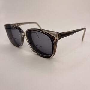 Vintage Zimco Lancer Eyeglasses Grey Fade 56-18-145 USA MADE *Frames Only*